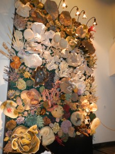 The coral reef display.