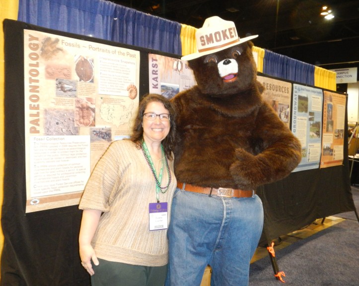 That's me, with Smokey Bear  (I never knew he was so tall!)