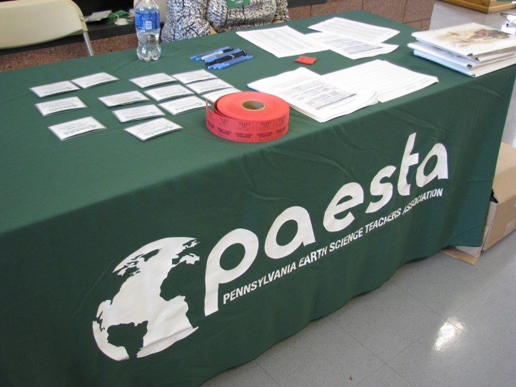 Welcome to the PAESTA check-in desk! The conference theme: Mapping Our Way as Educators: Leaders In and Out of the Classroom.