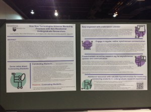 My poster on display in the Poster Hall at booth #316