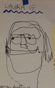 I would typically give credit to the artist, but in this case, I think he is fine not having his talent of drawing in a brown paper bag credited!