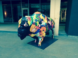 The Nature Conservancy of Oklahoma welcomed its very own Spirit of the Buffalo public art project 