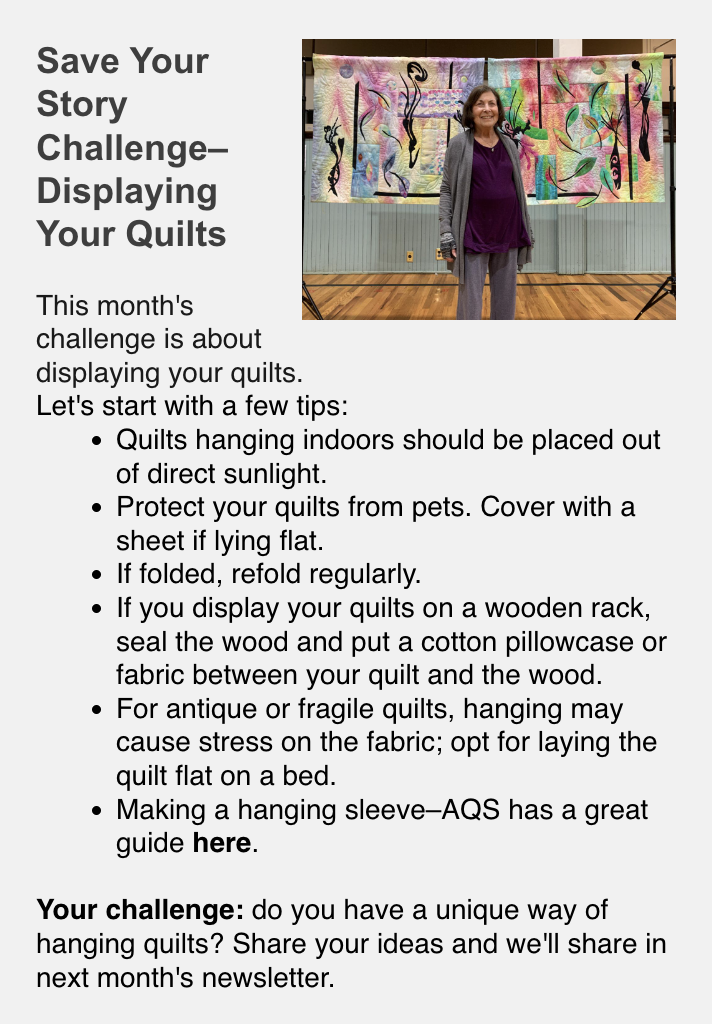 description of quilt challenge
